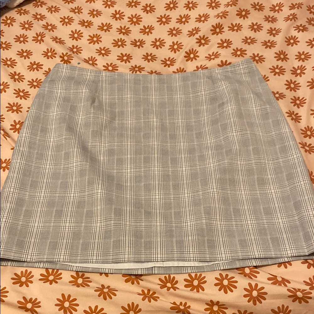 H&M Gray Mini Pencil Skirt for Work